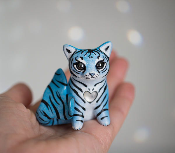 Blue Merkitty Figurine