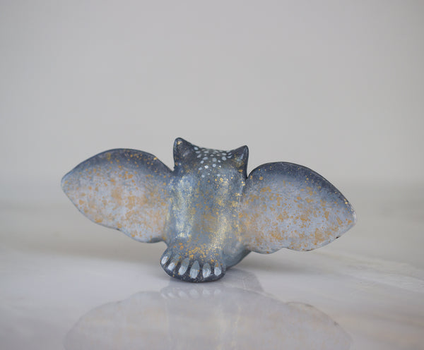Autumn Owl Figurine