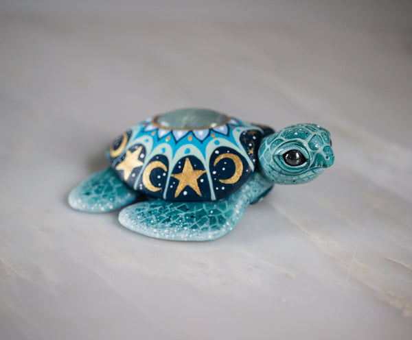 Celestial Map Turtle Figurine
