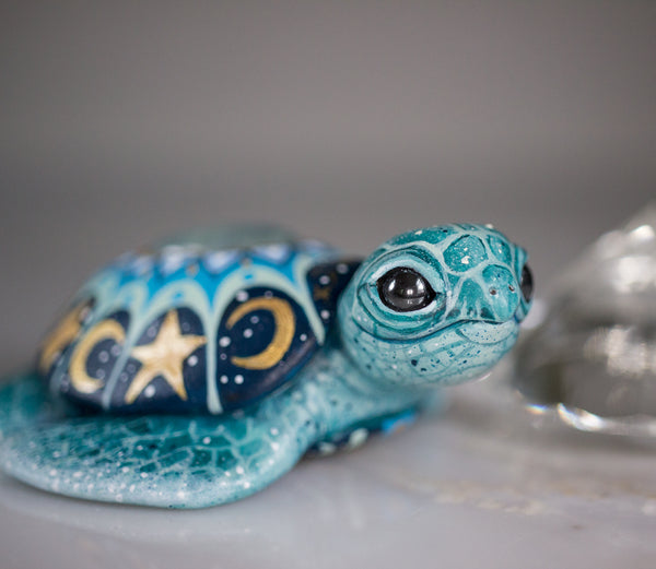 Celestial Map Turtle Figurine