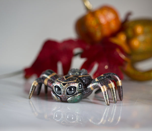 Druzy Spider Figurine