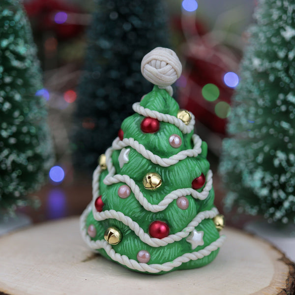 Big Fluffy Kittree Figurine