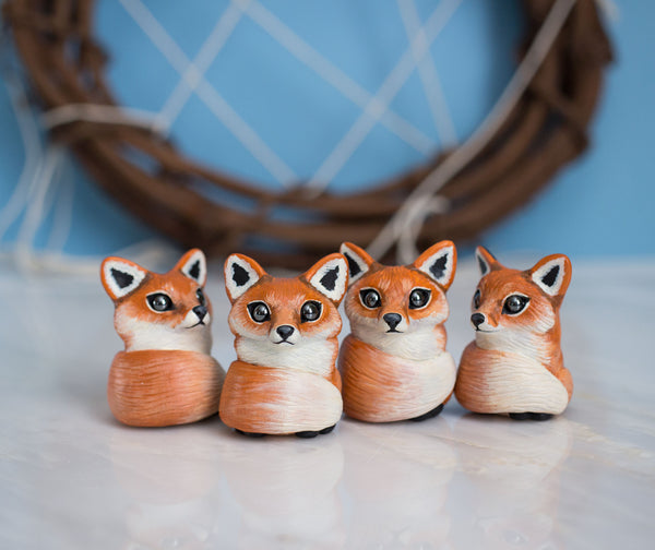Cozy Fox Figurine