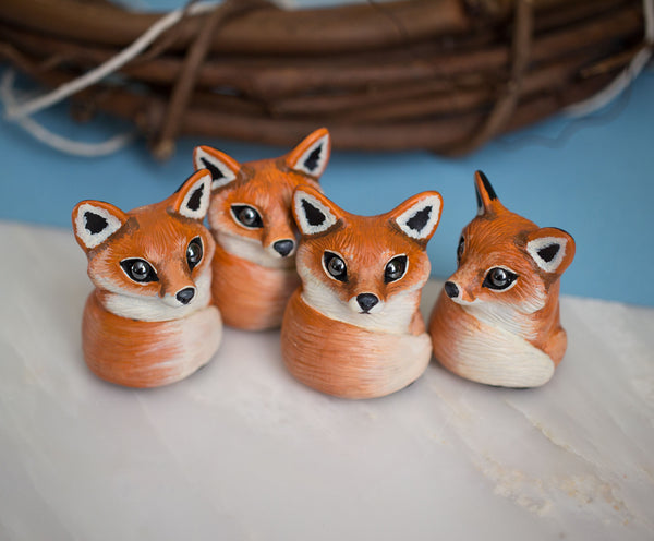 Cozy Fox Figurine