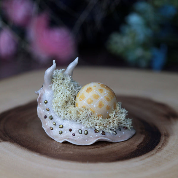 Beige Moon Snail Figurine
