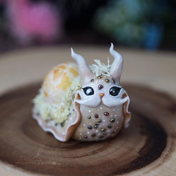 Beige Moon Snail Figurine