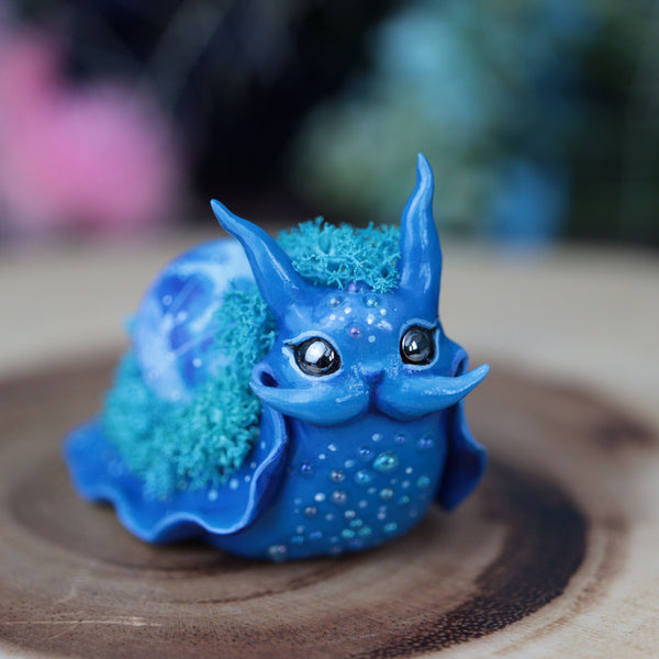 Blue Moon Snail Figurine