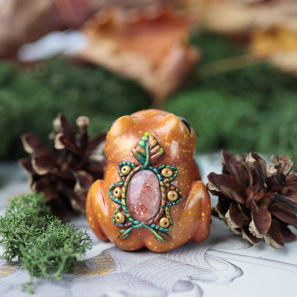 Fall Frog Figurine Set