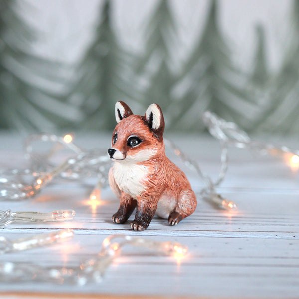 Fox Pup Figurine