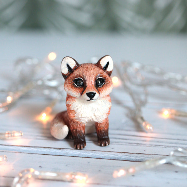 Fox Pup Figurine