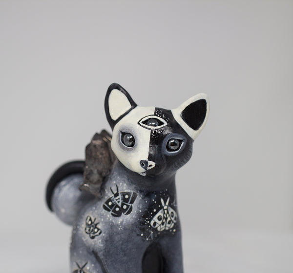 Duality Cat Figurine
