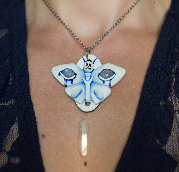 Ghost Moth Necklace