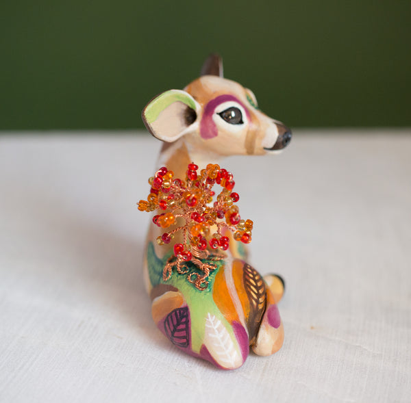 Autumn Doe Figurine