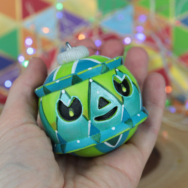 Circus Jack-o-bauble Christmas Ornament