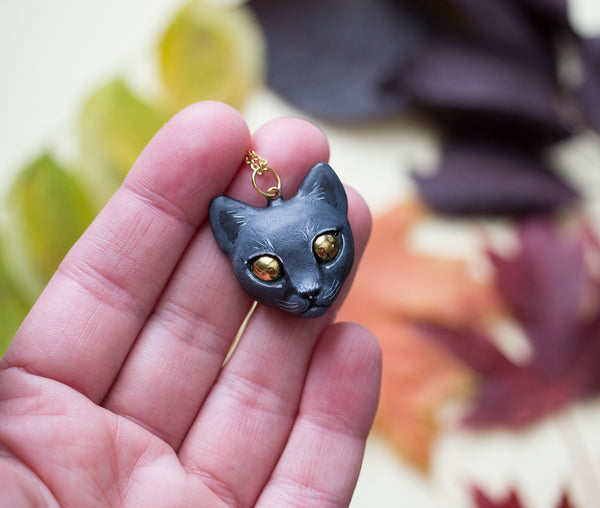 Black Cat Necklace