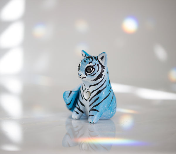 Blue Merkitty Figurine