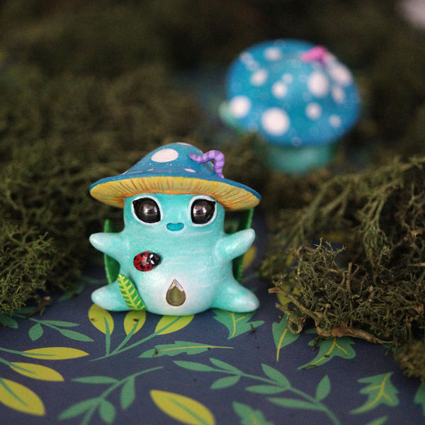 Blue Fungi 2 Figurine
