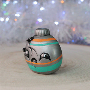 RESERVED Broken Bauble Figurine