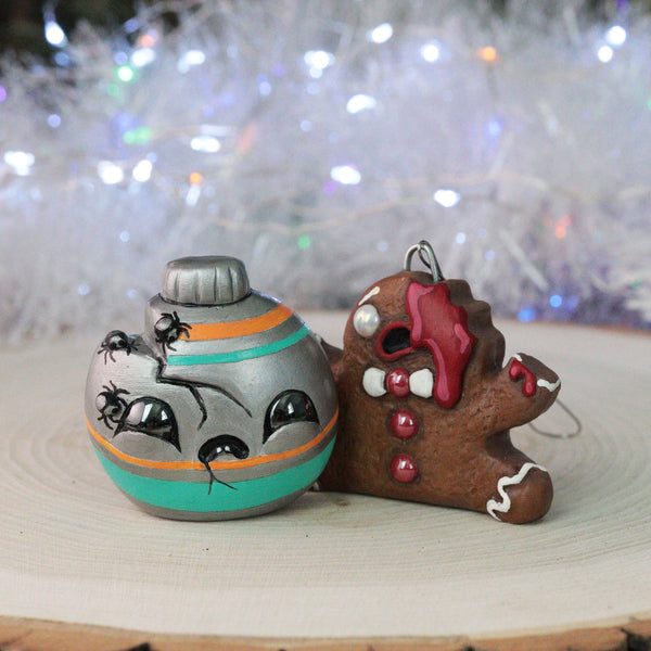 RESERVED Broken Bauble Figurine