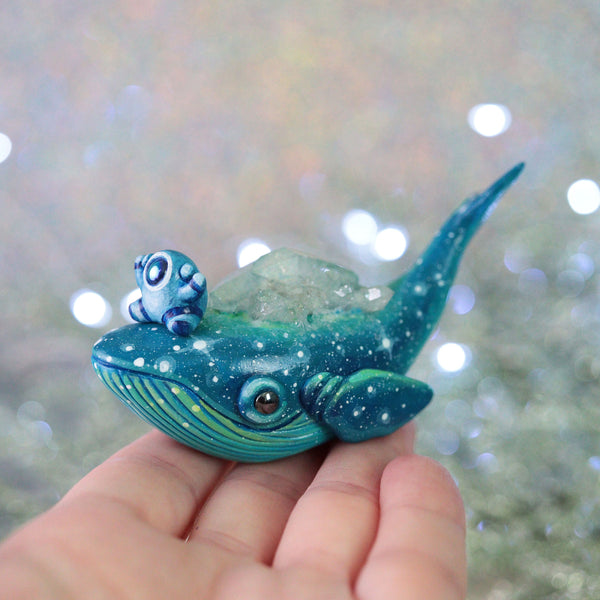 RESERVED Crystal Whale - Order 3358