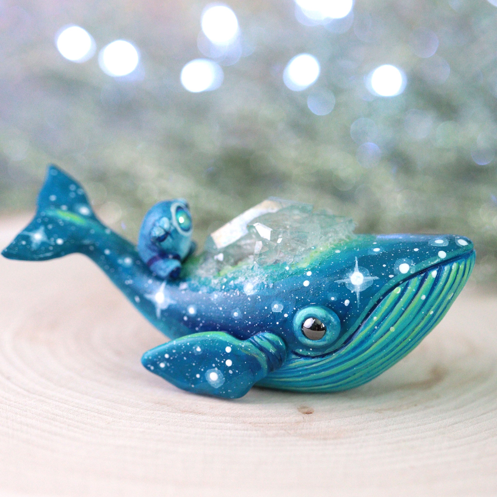 RESERVED Crystal Whale - Order 3358