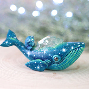 RESERVED Crystal Whale - Order 3358