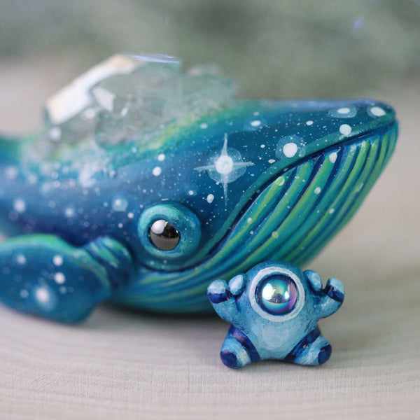 RESERVED Crystal Whale - Order 3358