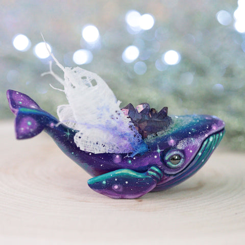 RESERVED Crystal Whale- Order 3350