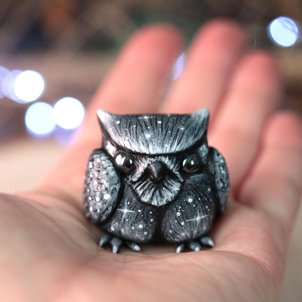 Special (one off) Starry Owl Figurine