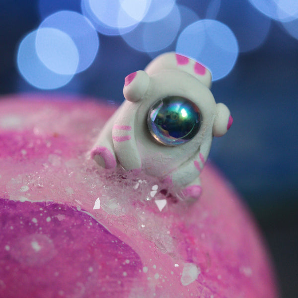 RESERVED Pink Moon Orb