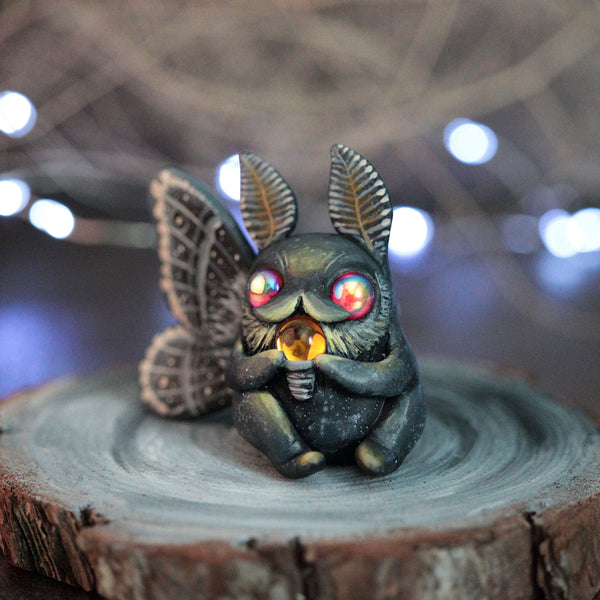 Mothman with Lightbulb Figurine