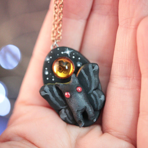 Preorder Mothman Necklace - 2 choices