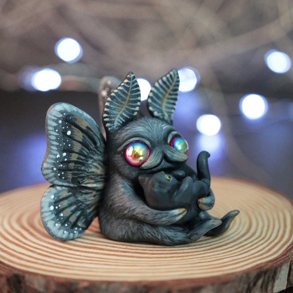 Mothman and Kitty Figurine