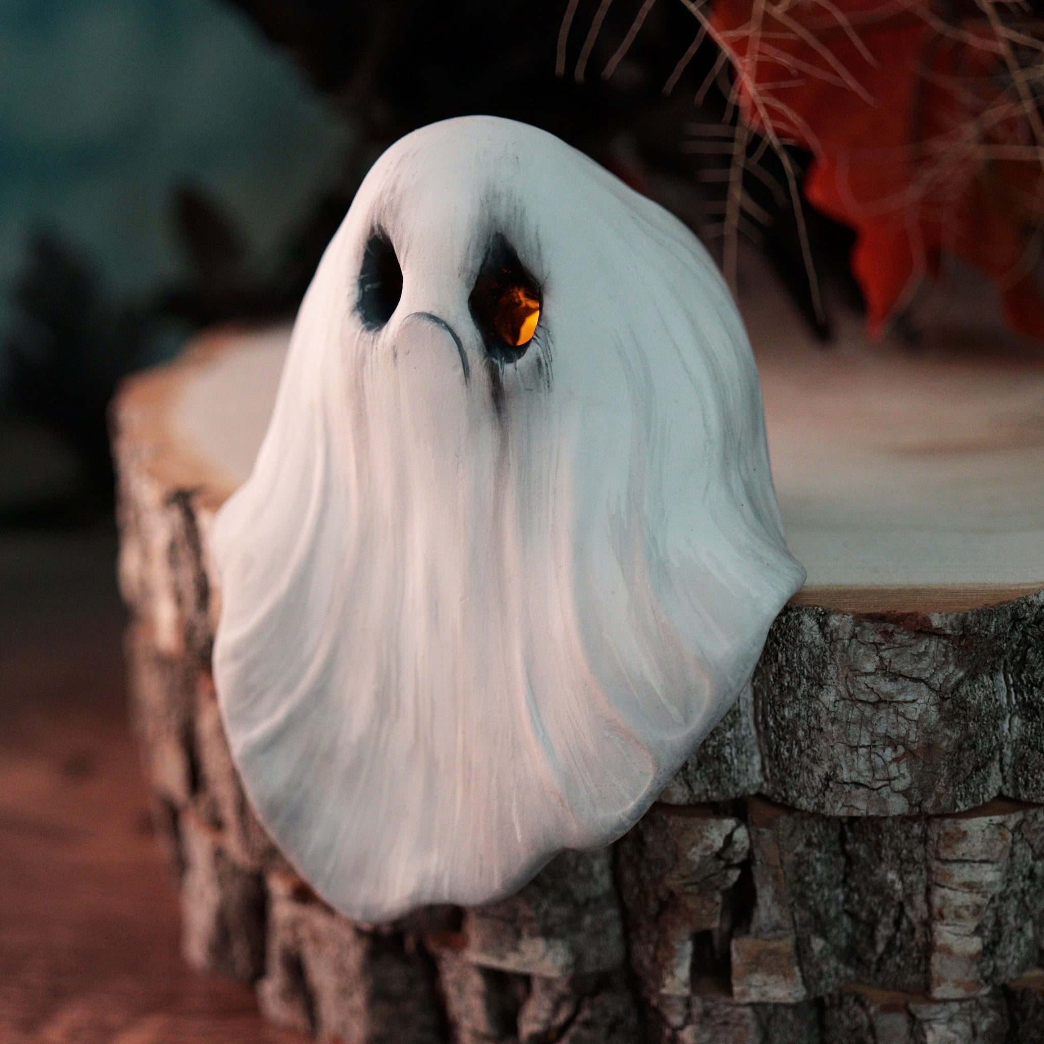 Gloomy Shelf Ghost Figurine