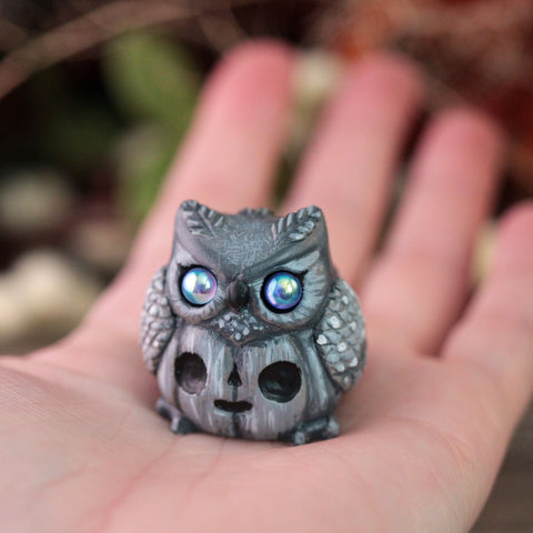 Preorder Mini Stone Jack Owlantern Figurine