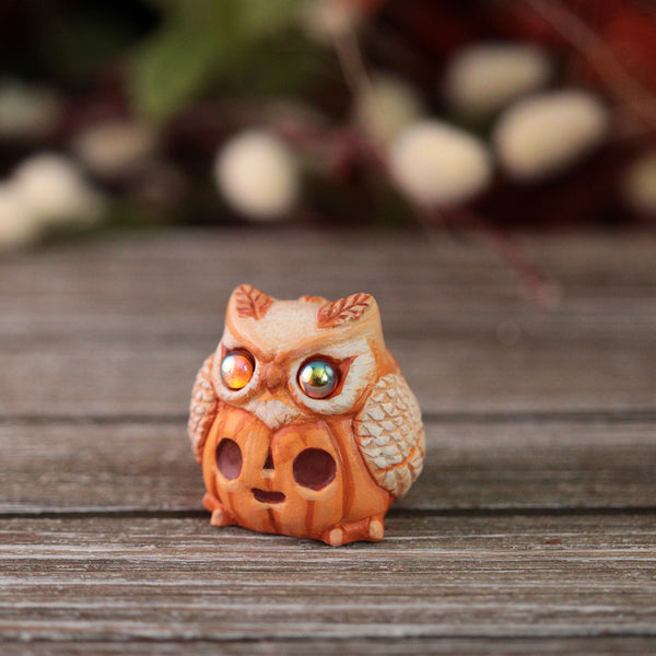 Preorder Mini Pumpkin Spice Jack Owlantern Figurine