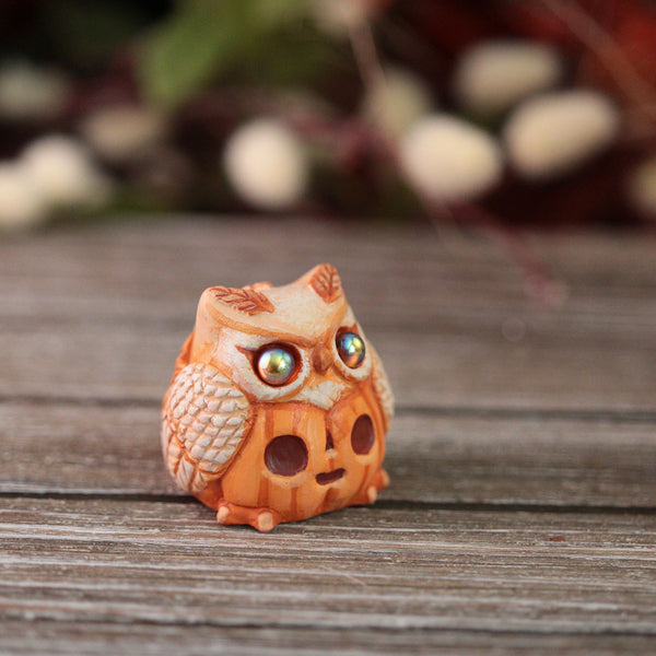 Preorder Mini Pumpkin Spice Jack Owlantern Figurine