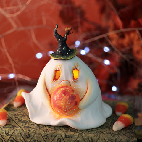 Moon Harvester Ghost Figurine