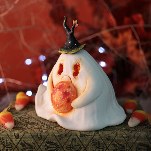 Moon Harvester Ghost Figurine
