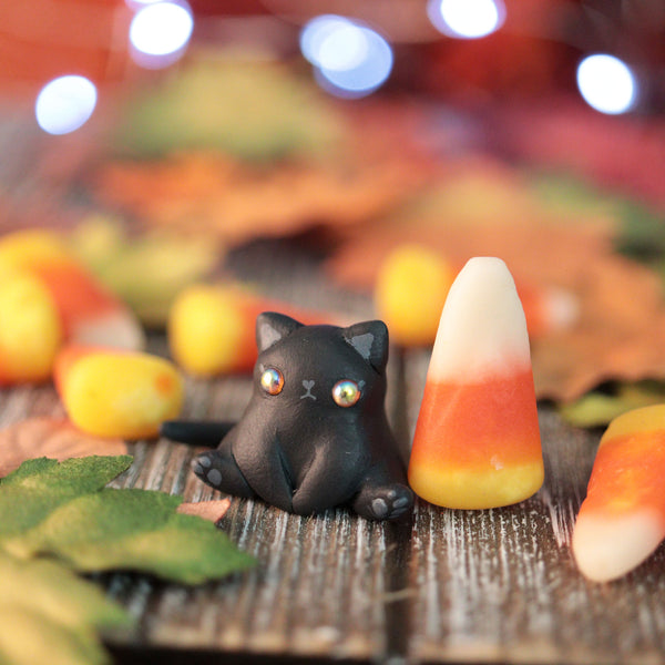 Preorder Black Micro Kitty Figurine