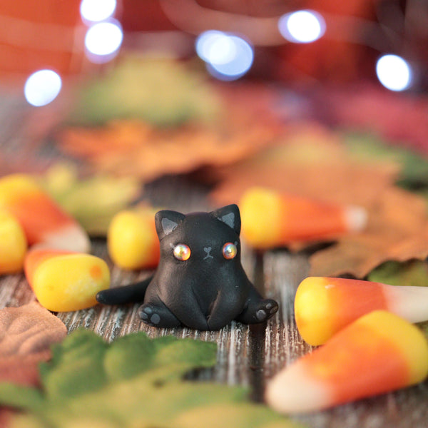 Preorder Black Micro Kitty Figurine