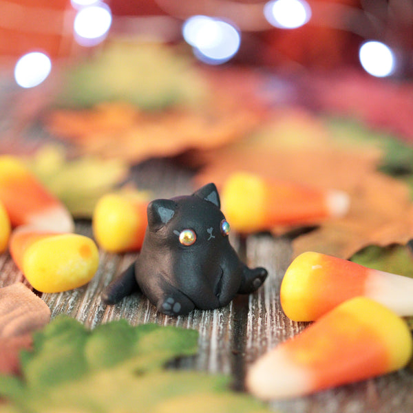 Preorder Black Micro Kitty Figurine