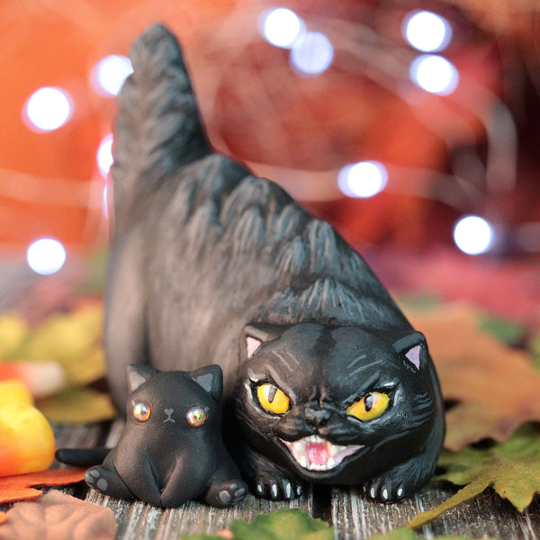 Preorder Black Micro Kitty Figurine