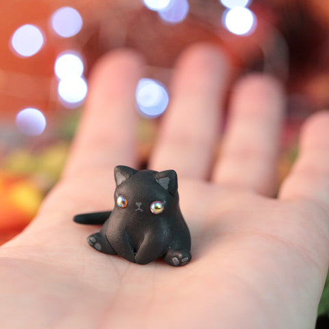 Preorder Black Micro Kitty Figurine