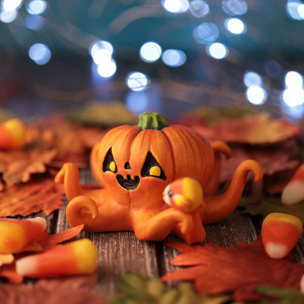 Octopunkin Figurine