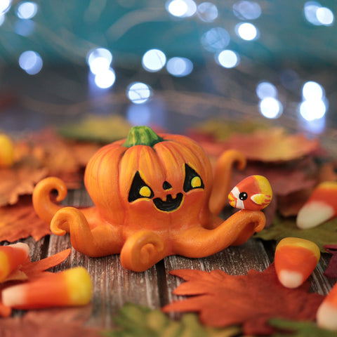 Octopunkin Figurine