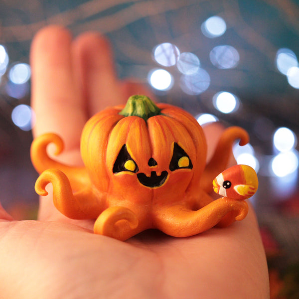Octopunkin Figurine