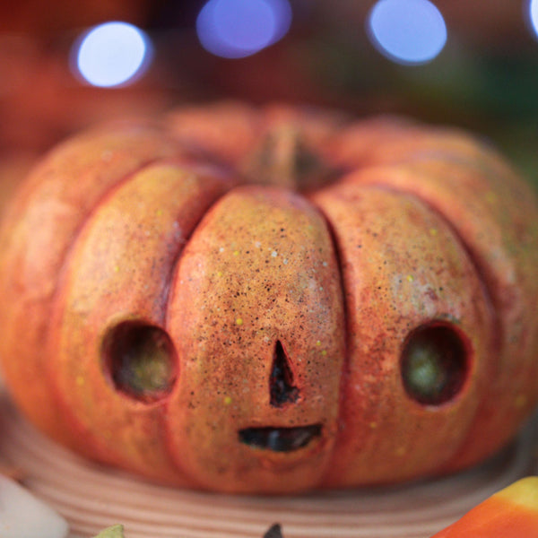 Autumn Spice Jack O'lantern Figurine