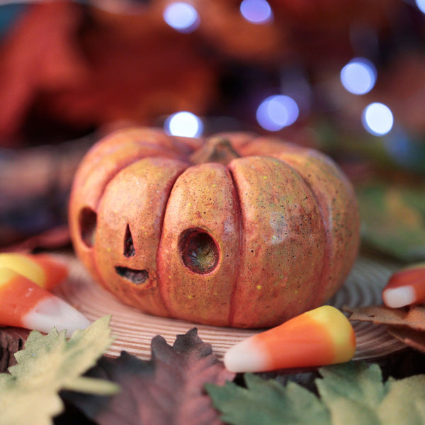 Autumn Spice Jack O'lantern Figurine