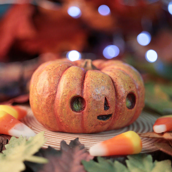 Autumn Spice Jack O'lantern Figurine